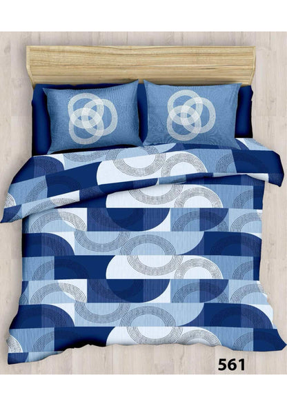 King size cotton bedsheet with 2 pillow covers - 108 x 108 | SIT. collection