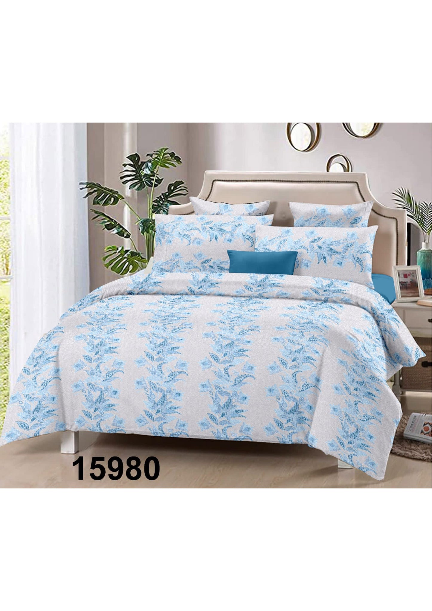 King size cotton bedsheet with 2 pillow covers - 108 x 108 | SIT. collection