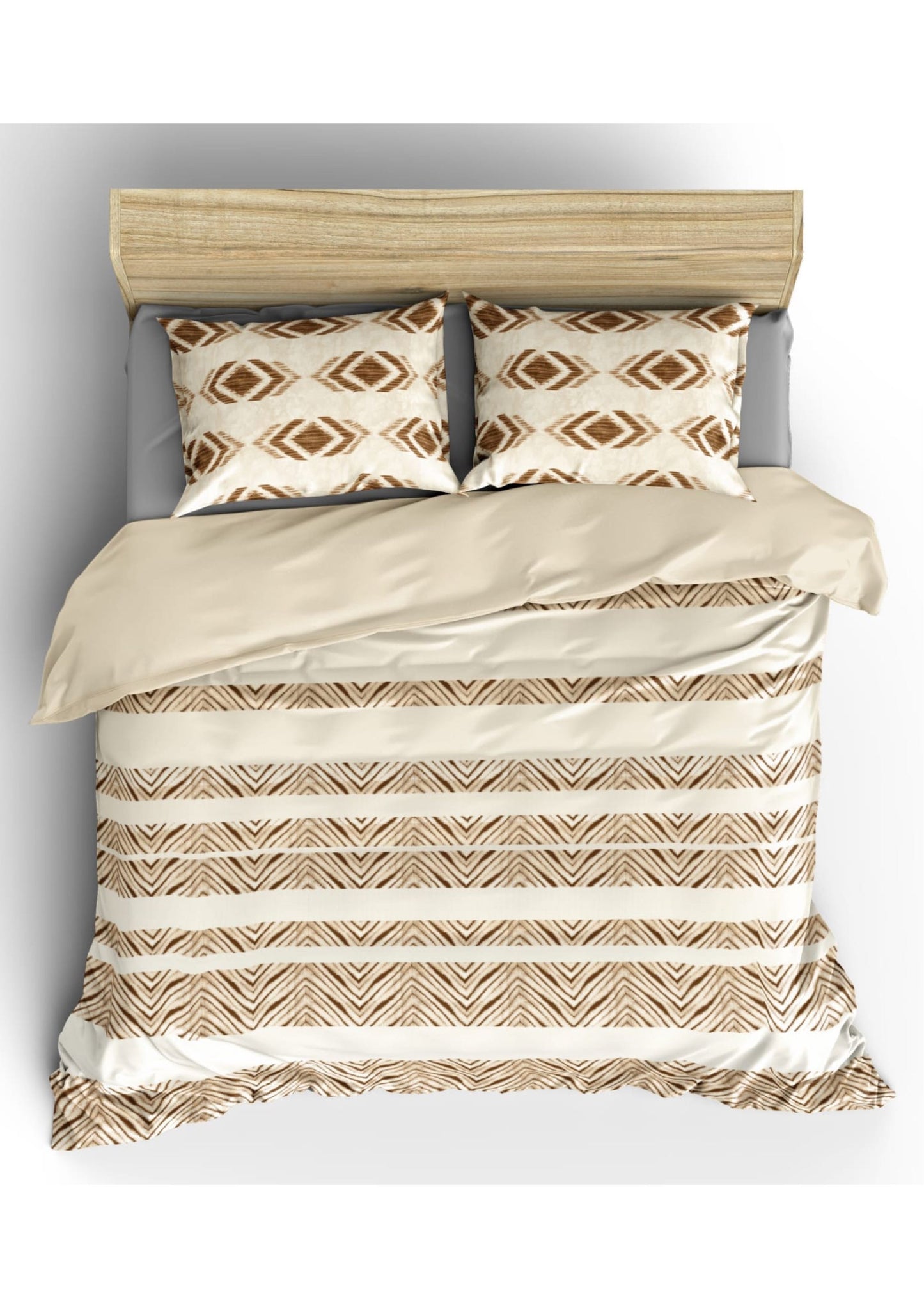 King size cotton bedsheet with 2 pillow covers - 108 x 108 | SIT. collection