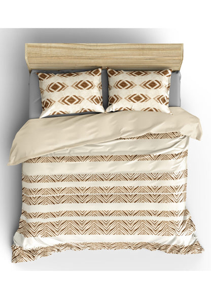 King size cotton bedsheet with 2 pillow covers - 108 x 108 | SIT. collection