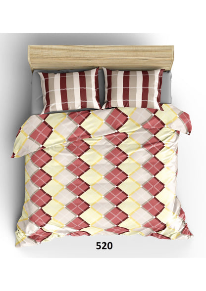 King size cotton bedsheet with 2 pillow covers - 108 x 108 | SIT. collection