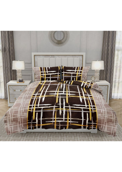 King size cotton bedsheet with 2 pillow covers - 108 x 108 | SIT. collection