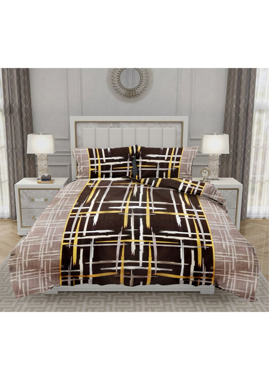 King size cotton bedsheet with 2 pillow covers - 108 x 108 | SIT. collection