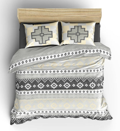 King size cotton bedsheet with 2 pillow covers - 108 x 108 | SIT. collection