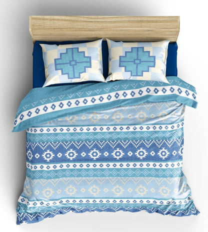 King size cotton bedsheet with 2 pillow covers - 108 x 108 | SIT. collection