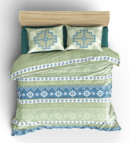 King size cotton bedsheet with 2 pillow covers - 108 x 108 | SIT. collection