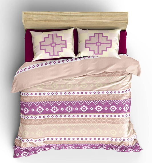 King size cotton bedsheet with 2 pillow covers - 108 x 108 | SIT. collection