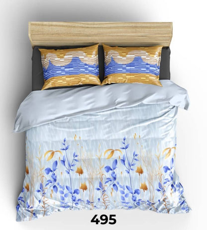 King size cotton bedsheet with 2 pillow covers - 108 x 108 | SIT. collection
