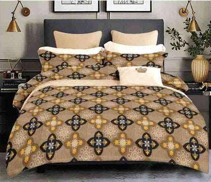 King size cotton bedsheet with 2 pillow covers - 108 x 108 | SUP. collection