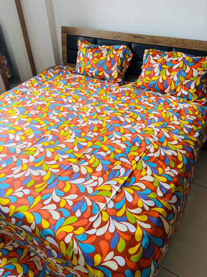 Export King size bedsheet with 2 pillow covers - 108 x 108 | Luxury collection