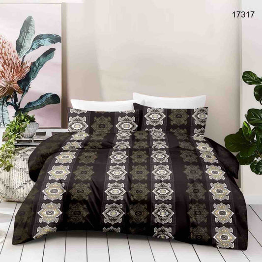 King size cotton bedsheet with 2 pillow covers - 108 x 108 | SUP. collection