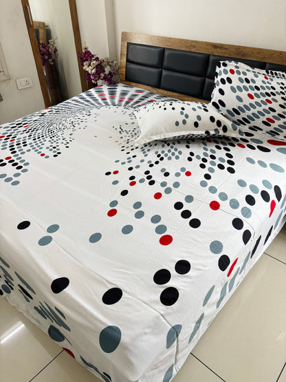 Export King size bedsheet with 2 pillow covers - 108 x 108 | Luxury collection